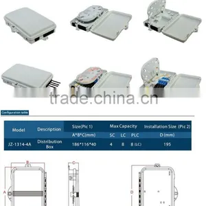 FTTH Fiber Optic Terminal Box With 4 Core thumbnail-3