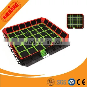 Kids Big Indoor Trampoline Bed With Safty Net For Sports thumbnail-1