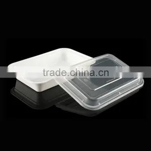 Food Plastic Container PP Dish Plate Plastic Plate 1200ml Sushi Box thumbnail-6