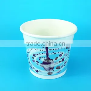 McFlurry Cup Disposabe Ice Cream Paper Cup and Lid Custom Printed thumbnail-5