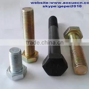 China Grade8.8 Fastener Hexagon Bolt, DIN931 / DIN933 Bolts thumbnail-1