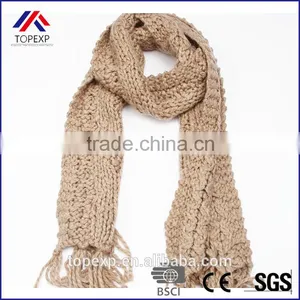 Knitted Hood Scarf Stretch Scarf thumbnail-5