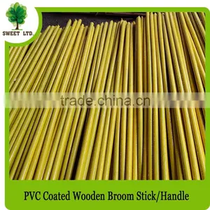 Guangxi Factory Price Plastic Covered Wooden Broom Handle Brush and Mop Stick thumbnail-4