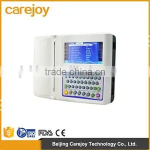 Factory Price!!CE Approved 7 Inch Twelve Channel Color ECG Machine(EKG-1212F) thumbnail-1