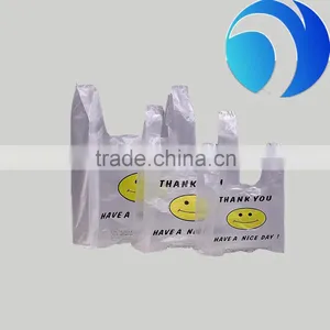 2017 Cheap Colorful Biodegradable Plastic T-shirt Bags With Good Quality thumbnail-1