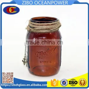 no Handmade Mason Jar Glass Vase thumbnail-1