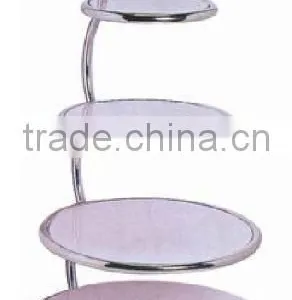 5 Tiers Stainless Steel Wedding Cake Stand thumbnail-1