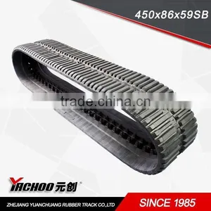 Rubber Crawler for Crawler Loader 450*86*links thumbnail-1