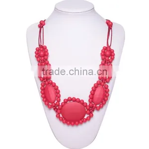 2016 Silicone Necklace Necklaces Have a Breakaway Clasp Champagne Colors for You Choice Silicone Non-toxic Necklaces thumbnail-5
