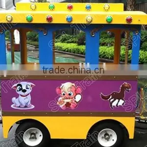 CE Approval Amusement Park, Trackless Fun Train, Christmas, Shopping Mall, Indoor Outdoor Use Mini Electric Train, thumbnail-5