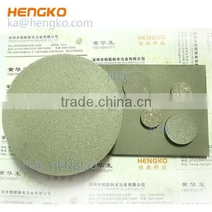 Microns Sintered Porous Metal Filter Porosity Disc thumbnail-2
