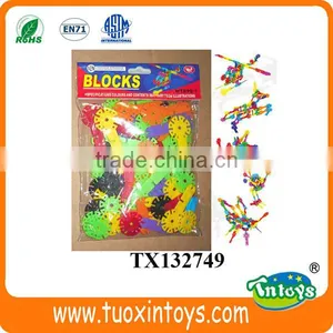 Plastic Snowflake Geometric Designs Building Blocks Toys Creative Puzzle Toys for Kids thumbnail-2