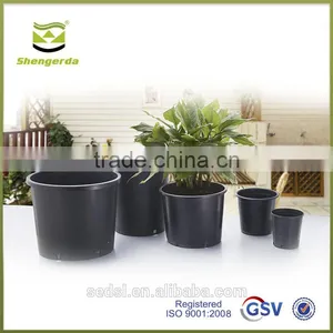 pp Gallon Flower Pots, Cheap Black Nursery Pot thumbnail-1
