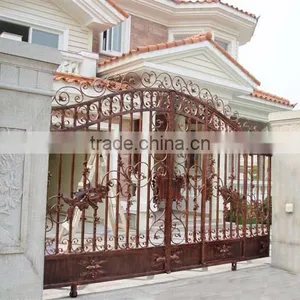 Bisini Luxury Main Gate Design, Royal House Iron Main Gate Design, Iron Main Gater thumbnail-1