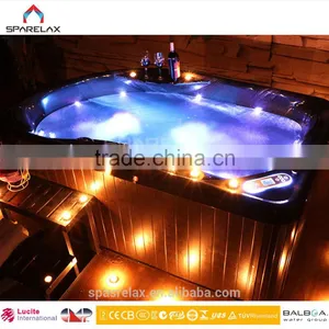 New Design CE Approved 2 Person Outdoor Spa Bathtub With Sex Massage US Acrylic Microsilk Balboa Spa thumbnail-3