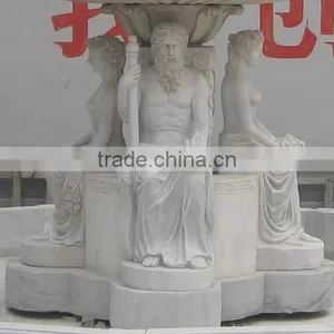 Hand Carved Marble Modern Garden Fountain thumbnail-3