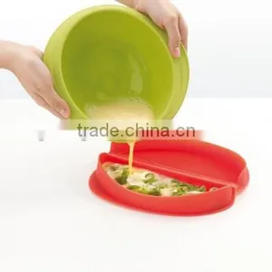 Silicone Omelette Maker Mold Pan Microwave Use Easy Make Delicious thumbnail-5