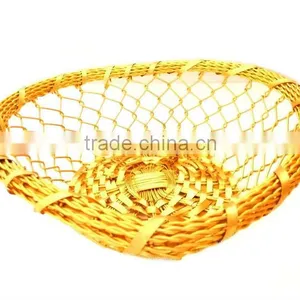 Heart Shape Hand Woven Kitchen Table Aluminum Basket thumbnail-1