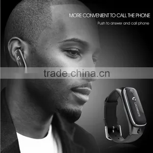 2017 New Smart Watch Blutooth 4.0 Wireless Headset Wristband Smart Bracelet thumbnail-2