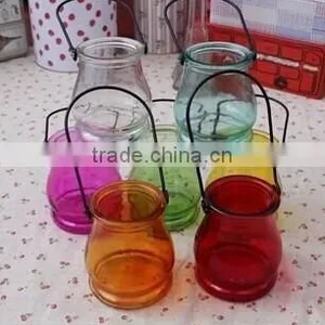 Home Decoration Use and Glass Material Glass Candle Jar thumbnail-1