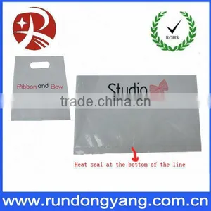 LDPE Customized White Plastic Die Cut Shopping Bag thumbnail-1