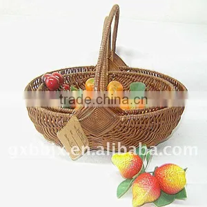 Egg Shaped Awn Iron Frame Storage Hanging Flower Basket Wholesale thumbnail-1