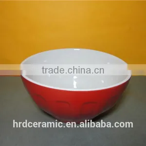 Fun White Modern Ceramic Glazed Bowl / Decorative Bowl thumbnail-1