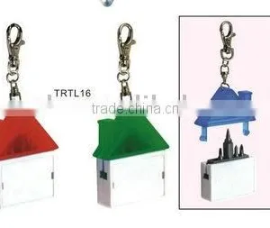 House Shape Mini Screwdriver Tools With Keychain thumbnail-1