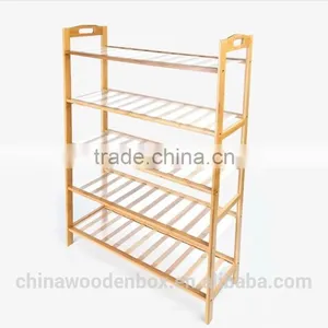Natural Color Wooden Shoe Shelf Popular thumbnail-1