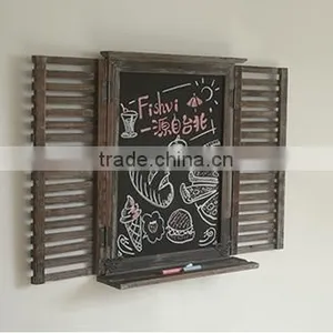 Custom Logo Low Moq Shutter Shape Wooden Window thumbnail-1