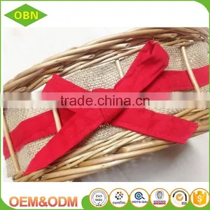 China Custom Decorative Fancy Christmas Empty Wicker Wholesale Spa Gift Baskets thumbnail-4