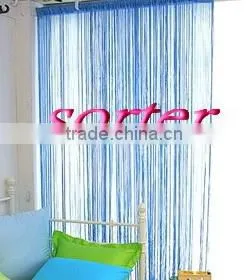 Light Blue String Curtain,fashional Fring Curtain thumbnail-1