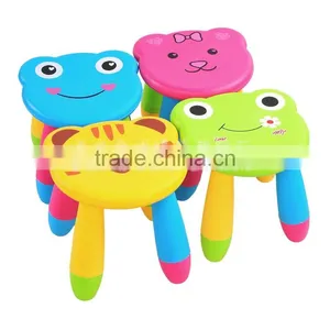 Best Selling High Quality Plastic PP Colorful Foldable Child Kids Stool Baby Chair thumbnail-2