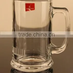 Custom Design 350ml Glass Beer Cup With Handle thumbnail-4