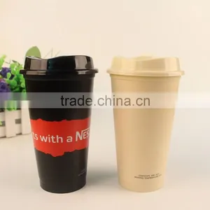 16 Ounce Single Walled Bpa Free Plastic Travel Mug Starbuckss Coffee Mug thumbnail-6