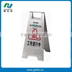 Repair in Progress Sign Stand in Construction Site for Safety thumbnail-3
