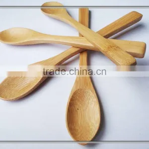 Teaspoon Wooden Ice Cream Oval Spoon Family Tableware thumbnail-3