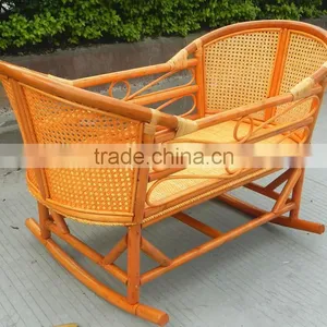 Portable Baby Cradle Crib Baby Swing Bed Made of Rattan for New Born Baby Bed BF09-80000 thumbnail-1