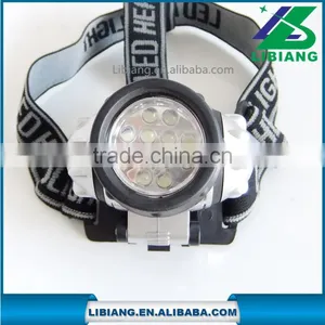 High Power 12 LED Dry Battery Miner's Headlamp thumbnail-1