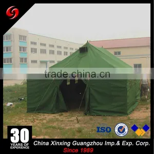 Waterproof 20 Persons Canvas Military Refugee Tent for Sale, With Rain-tight at 16mm/h Rainfall Intensity for 8 Hours thumbnail-2