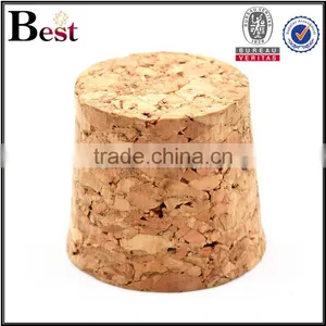Custom Size Wooden Cork Cup Coasters Wholesale Small Glass Bottle Wooden Cork Stopper thumbnail-3