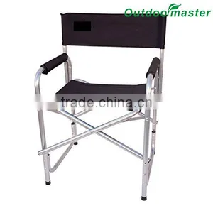 Outdoor Portable Oxford Fabric Black Folding Aluminum Director Chair thumbnail-1