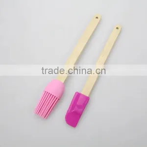 Cake Cream Solid Silicone Spatula Mixing Batter Scraper Brush Silicone Kitchen Tool thumbnail-2