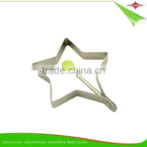 ZY-F1415 Stainless Steel Egg Ring pp Ball Handle Star Shape Fried Egg Ring thumbnail-2
