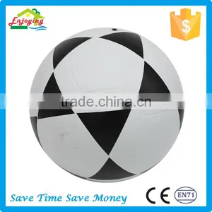 Advertising Glossy 32 Panels Black and White Mirror Football Soccer Ball for Toys thumbnail-1