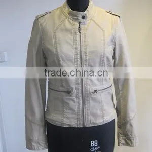 Men's Apparel Top Quality Wenzhou pu Leather Jacket thumbnail-1