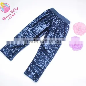 Wholesale Newborn Baby Winter Pants Baby Sequin Pants thumbnail-6