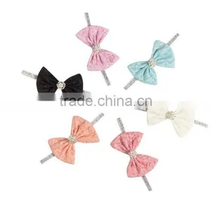 Latest Design Newborn Baby Fashion Sequin Headband Glitter Sequin Bow Baby Headband thumbnail-1
