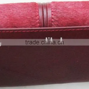 Fashion New Stylish Horse Hair Cowhide Genuine Leather Wallet thumbnail-2