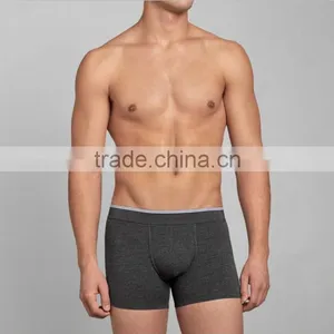 Classic Tight Shorts Plain Grey Cotton Wholesale Plain Boxer Shorts thumbnail-2